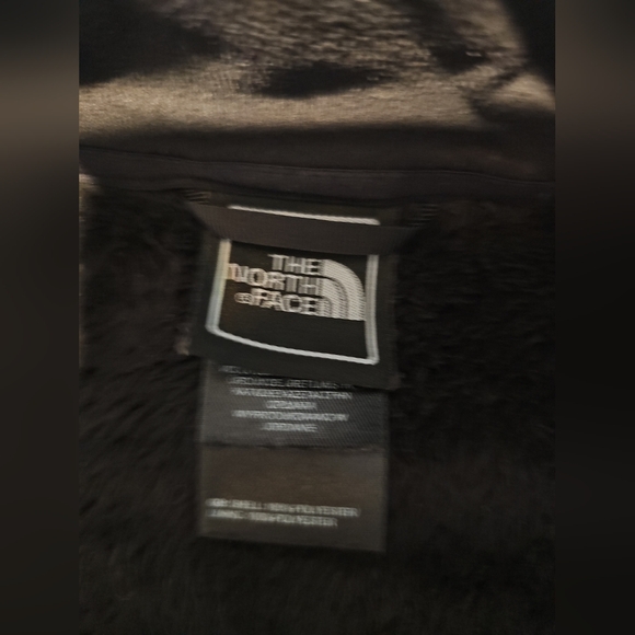 The North Face Womens Small Black Fleece Full Zip Fuzzy Jacket Size S - Picture 4 of 6